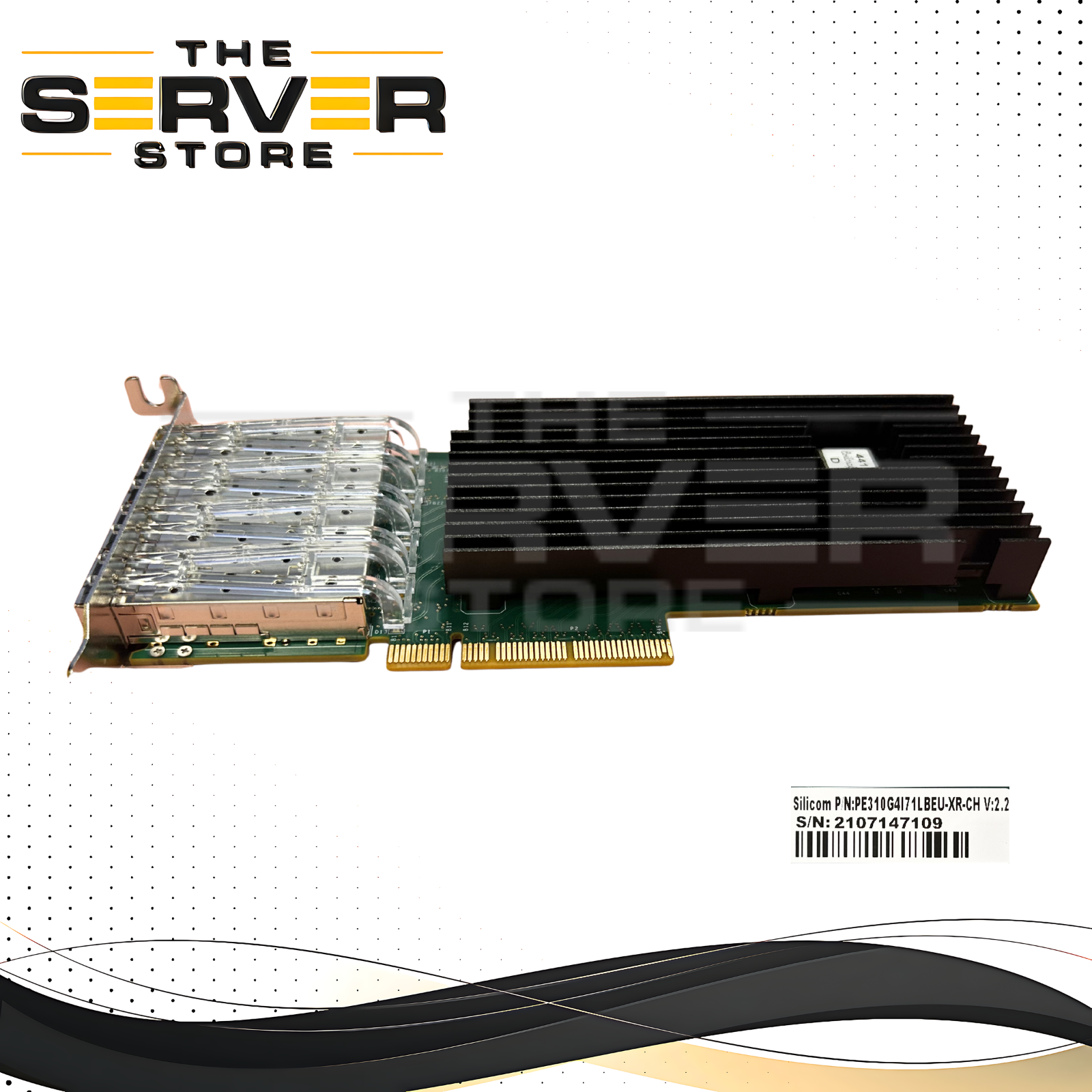 Silicom 10G Quad Port SFP+ PCIe 3.0 NIC Adapter PE310G4I71LBEU-XR-CH