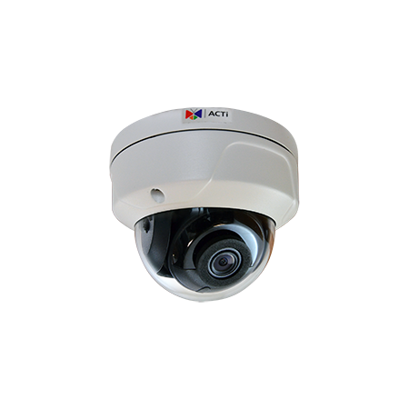 ACTi A77 6MP Outdoor Dome with D/N, IR, Extreme WDR, SLLS, Fixed Lens