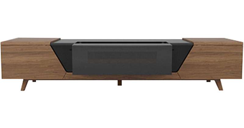 AWOL Vision Smart Cabinet for 120'' Projection, Walnut color