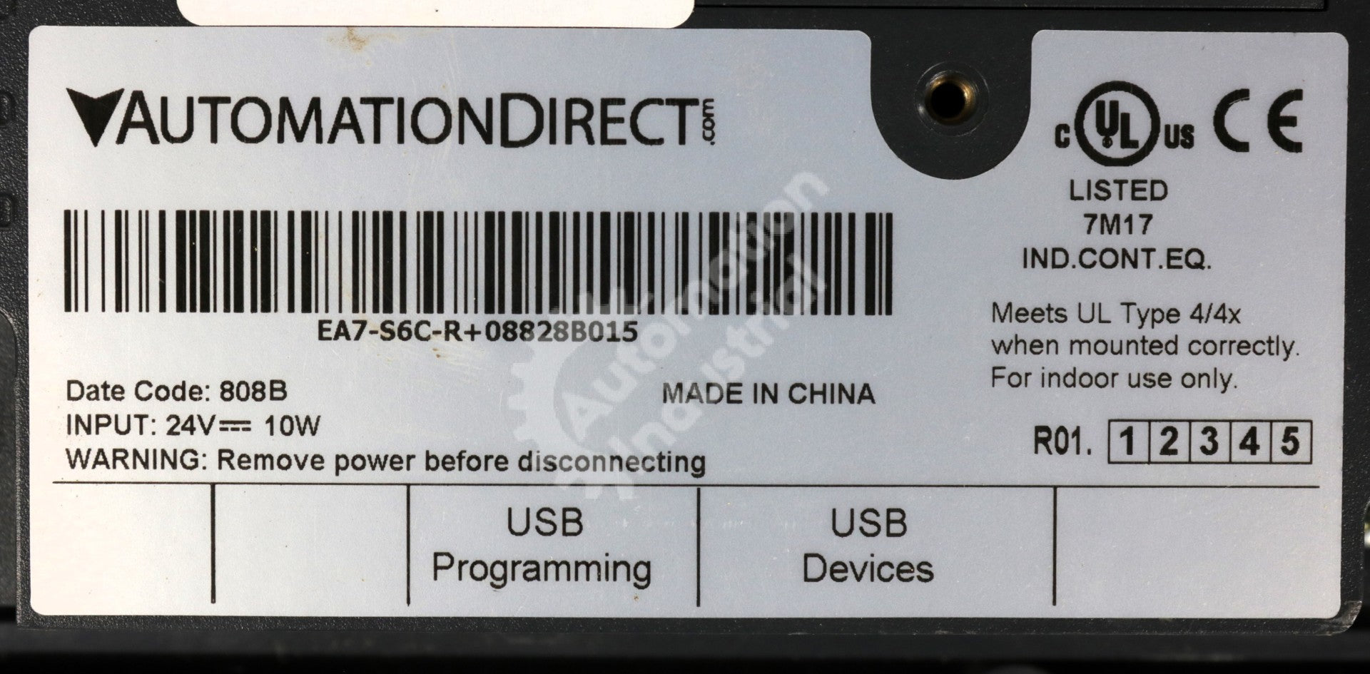 EA7-S6C-R by Automation Direct C-more 6 IN Touch Screen HMI EA7 Series