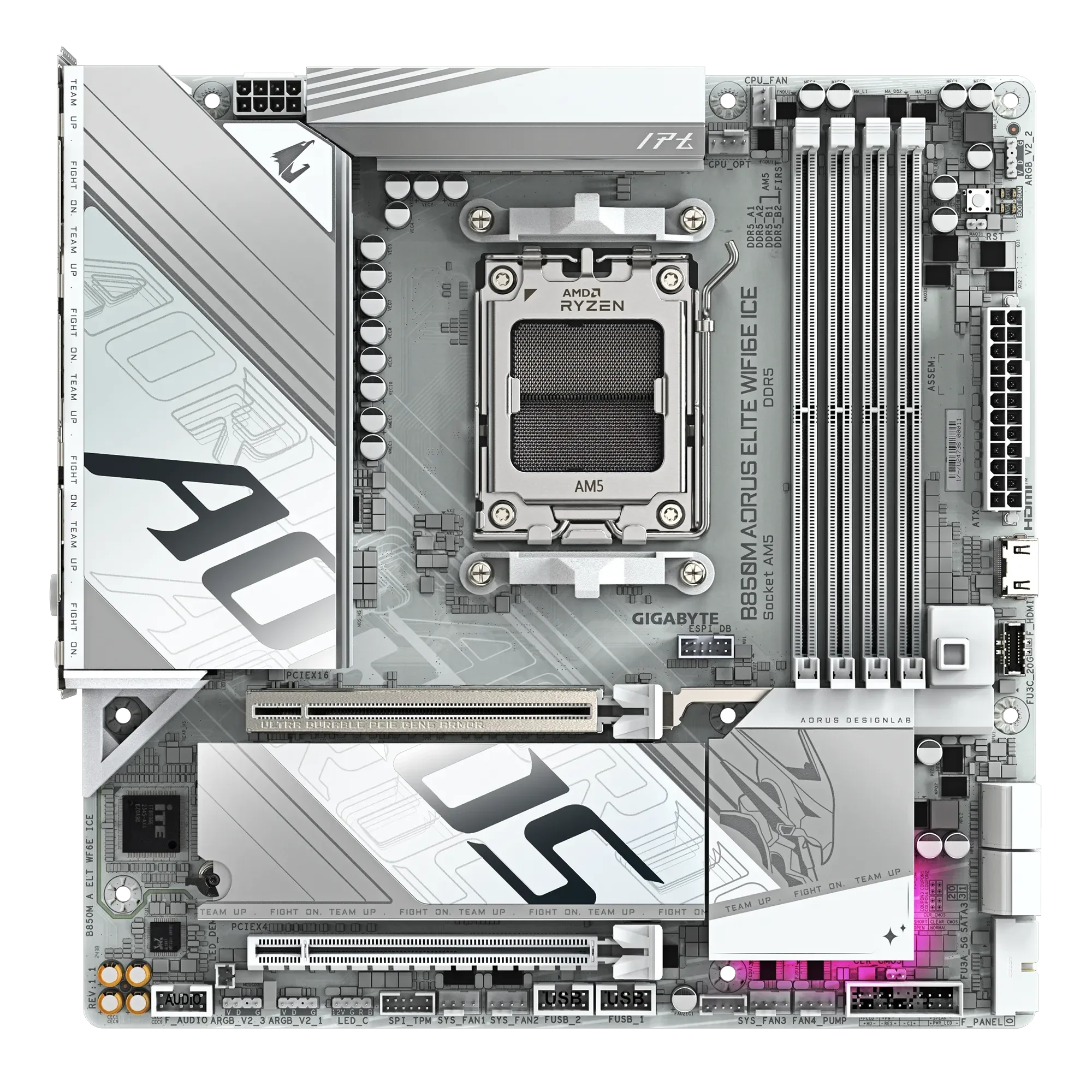 Gigabyte MB B850M A ELT WF6E ICE B850 LGA1718 Max192GB DDR5