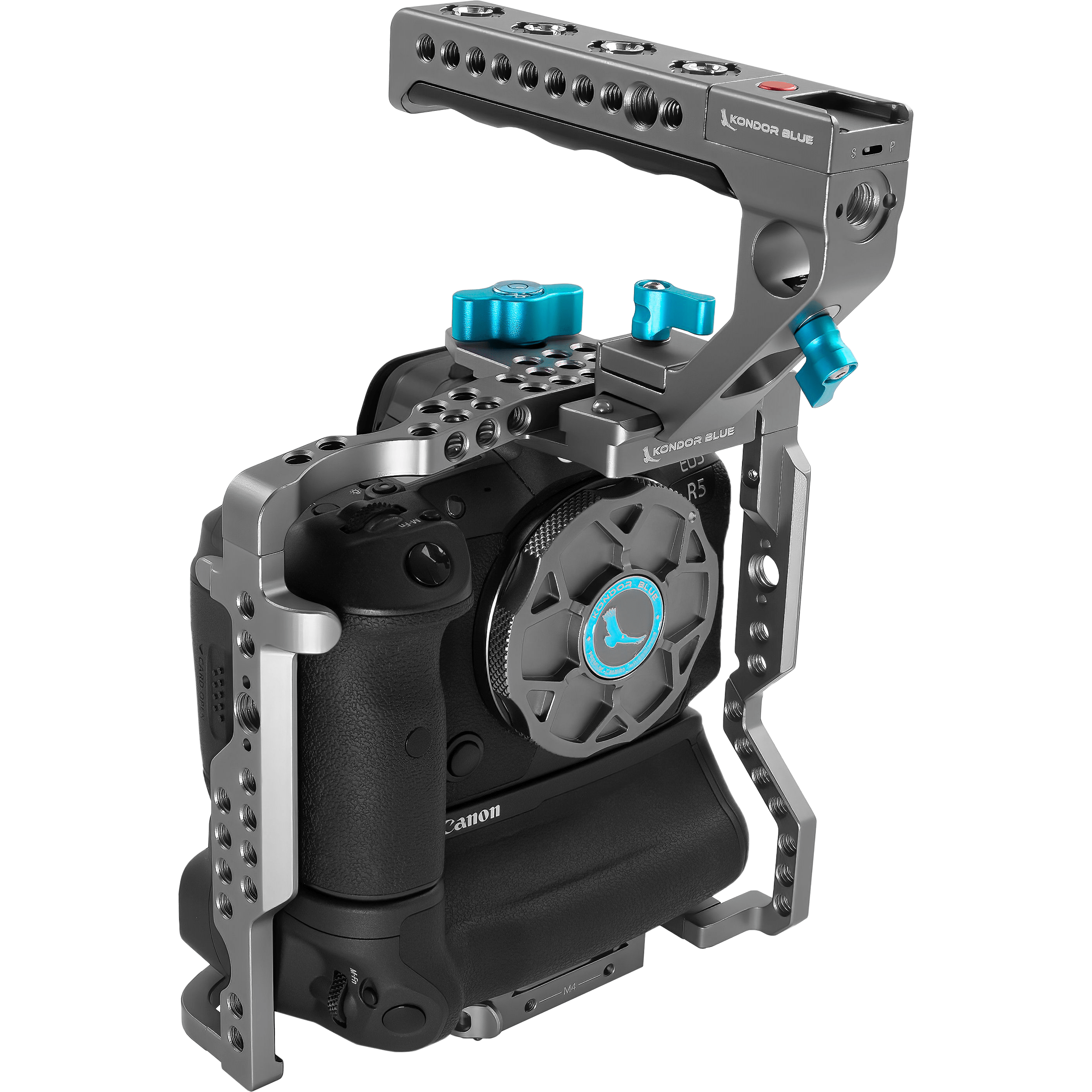 Kondor Blue BMPCC4K/6K Battery Grip Cage with Top Handle