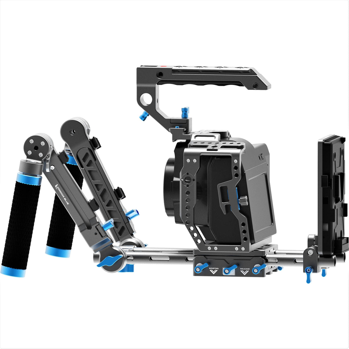 Kondor Blue Blackmagic Pocket 6K Pro Ultimate Rig (Black or Space Gray)
