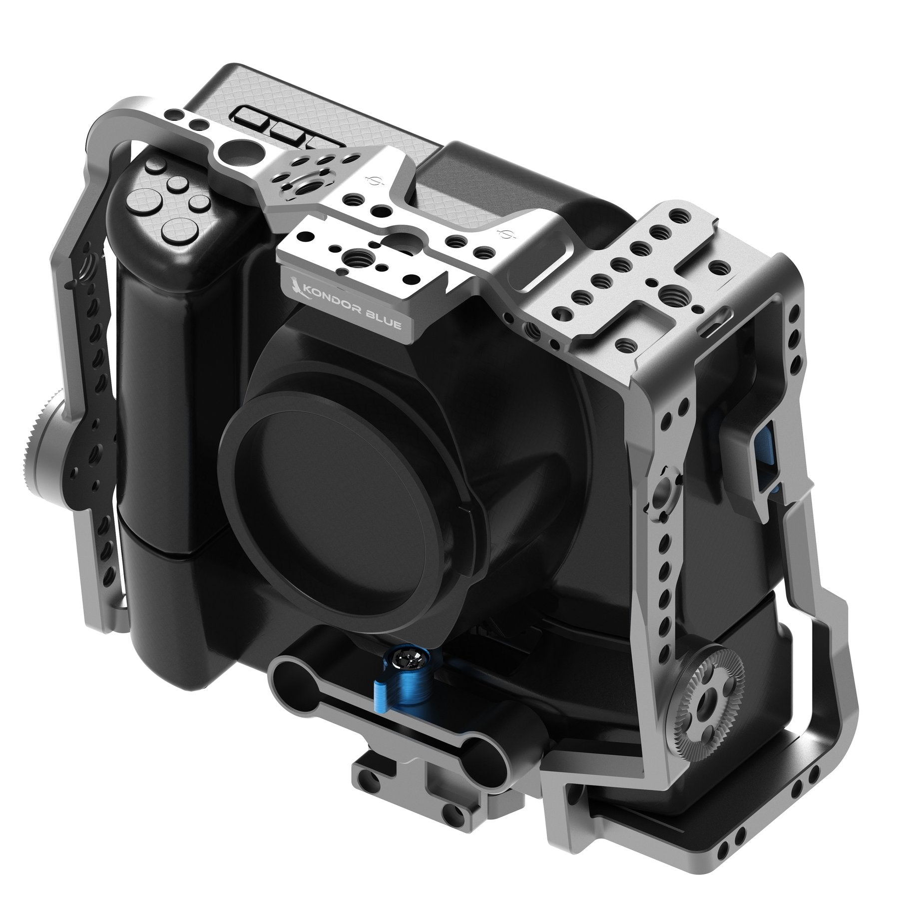 Kondor Blue BMPCC 6K Pro Battery Grip Cage (Space Gray)