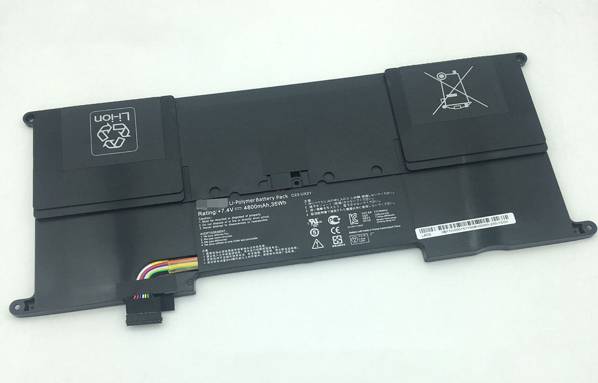 C23-UX21 35Wh Battery For Asus Zenbook UX21 UX21A UX21E Ultrabook