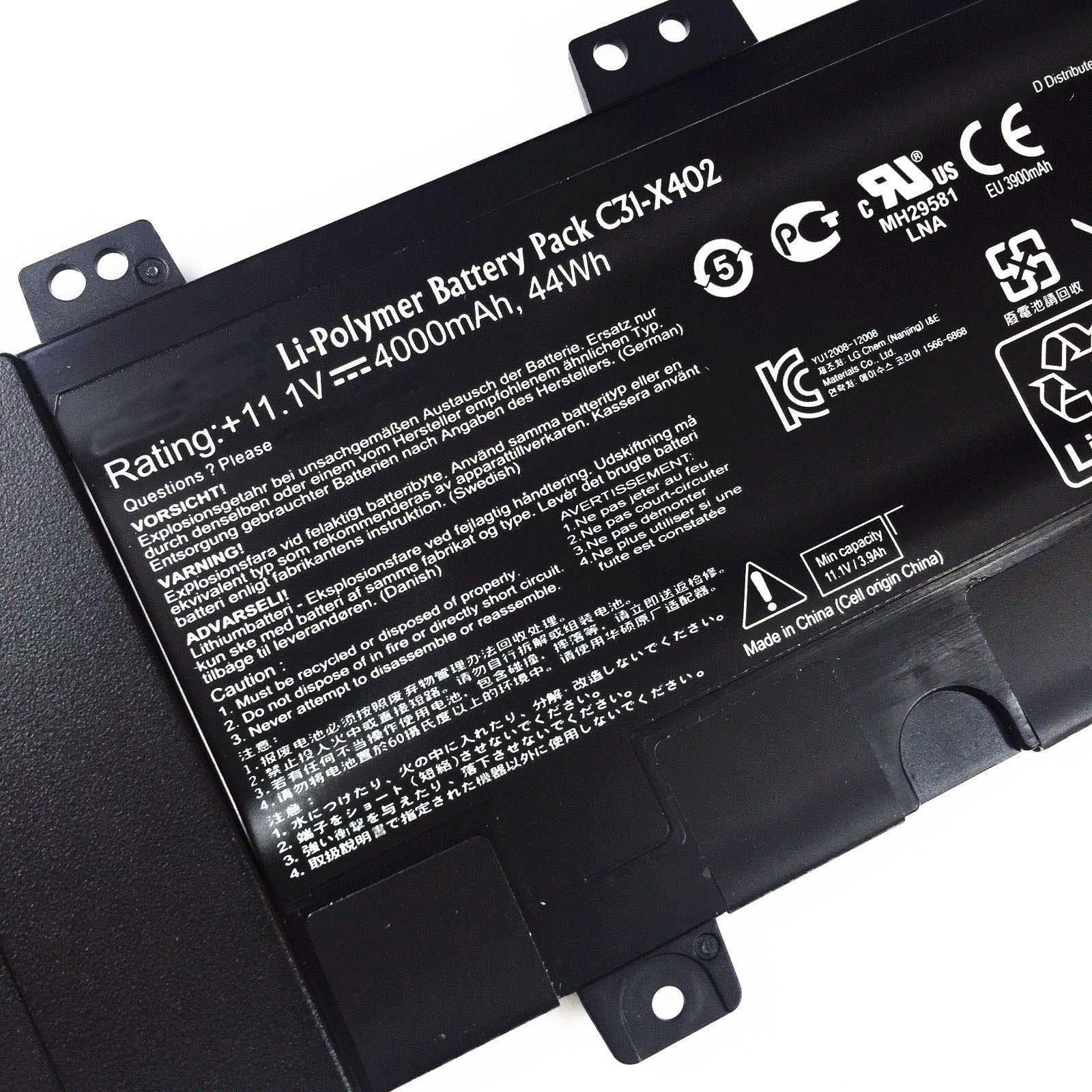 C31-X402 replacement battery for Asus VivoBook S300C S400C S400CA S400E