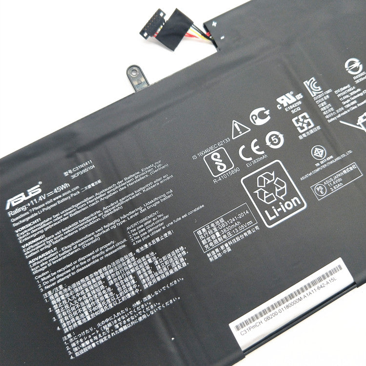 C31N1411 45Wh Battery for Asus Zenbook UX305 U305UA UX305CA U305FA