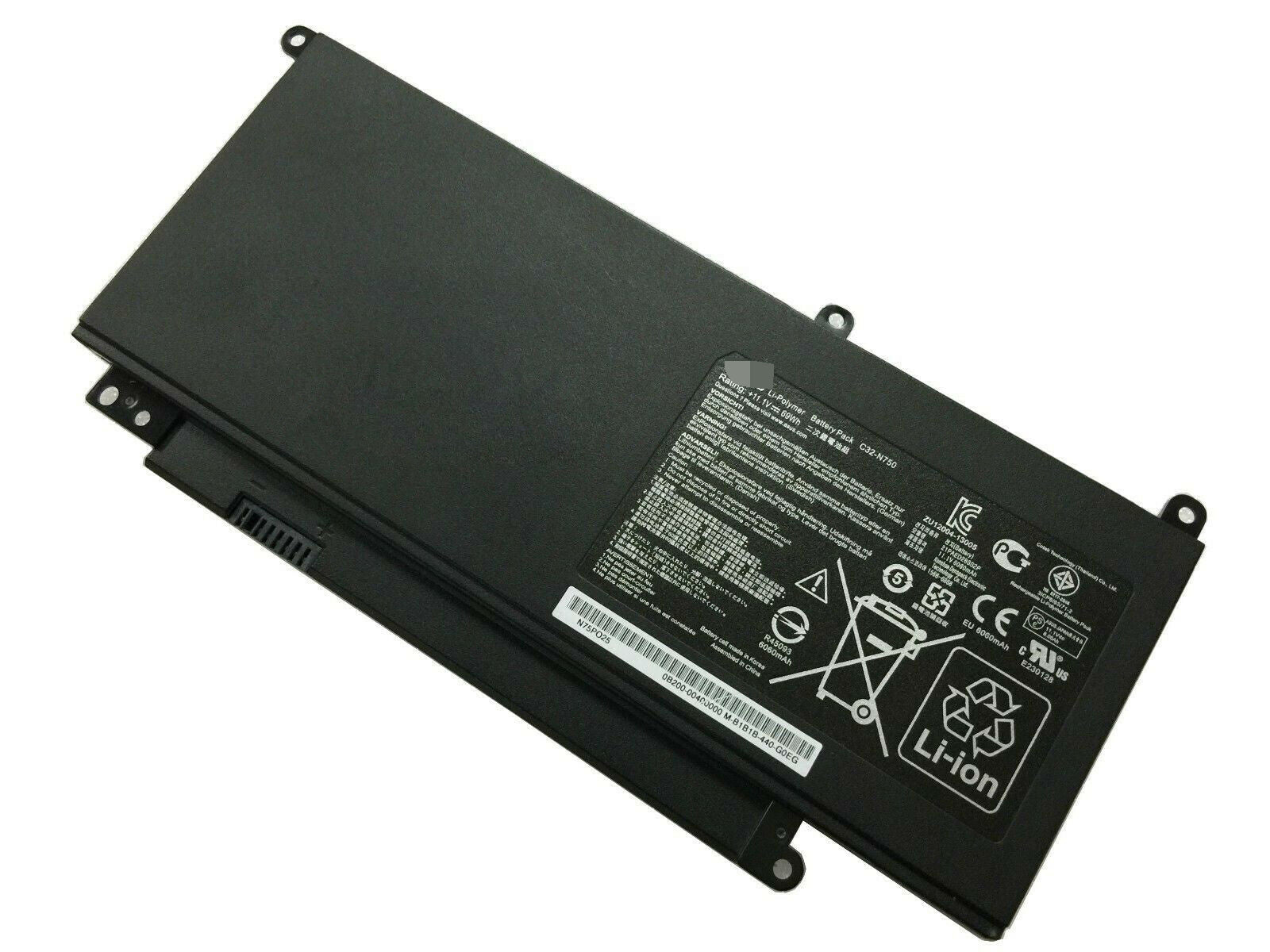 C32-N750 Battery For Asus N750 N750JK N750JV N750JV-1A Series