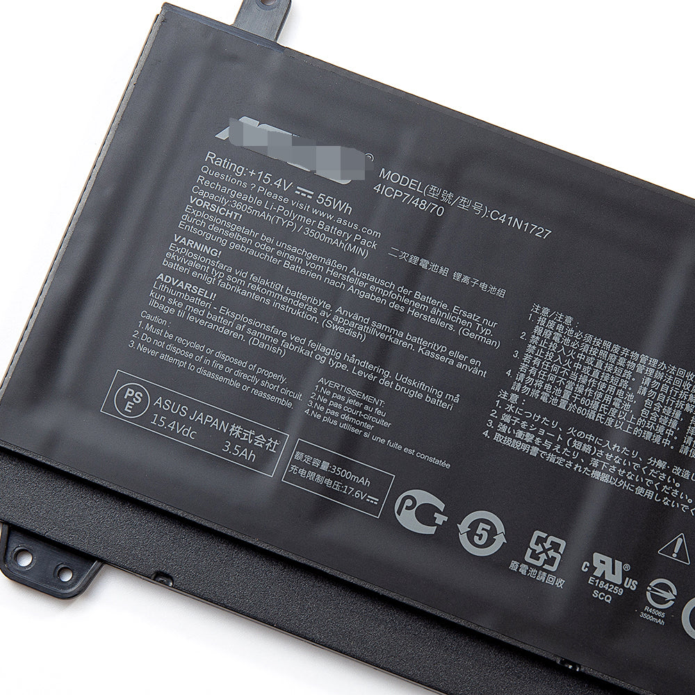 C41N1727 55Wh Battery For Asus Zephyrus M GM501 GM501GS GM501GS-XS74