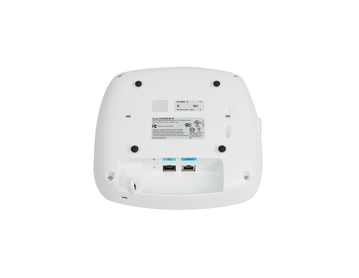 CISCO Catalyst 9130AX Series Access Point, Internal Antennas; Wi-Fi 6; 4x4:4 MIMO, B Domain (C9130AXI-B)