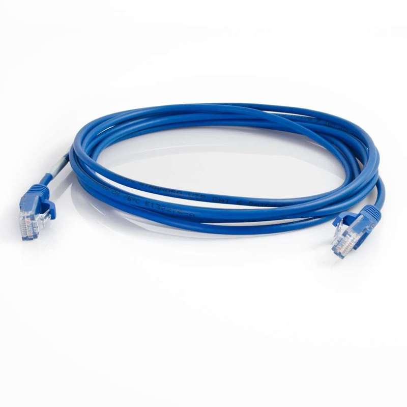 Cables To Go 14ft (4.27m) Cat6 Snagless Unshielded (UTP) Slim Ethernet Network Patch Cable - Blue