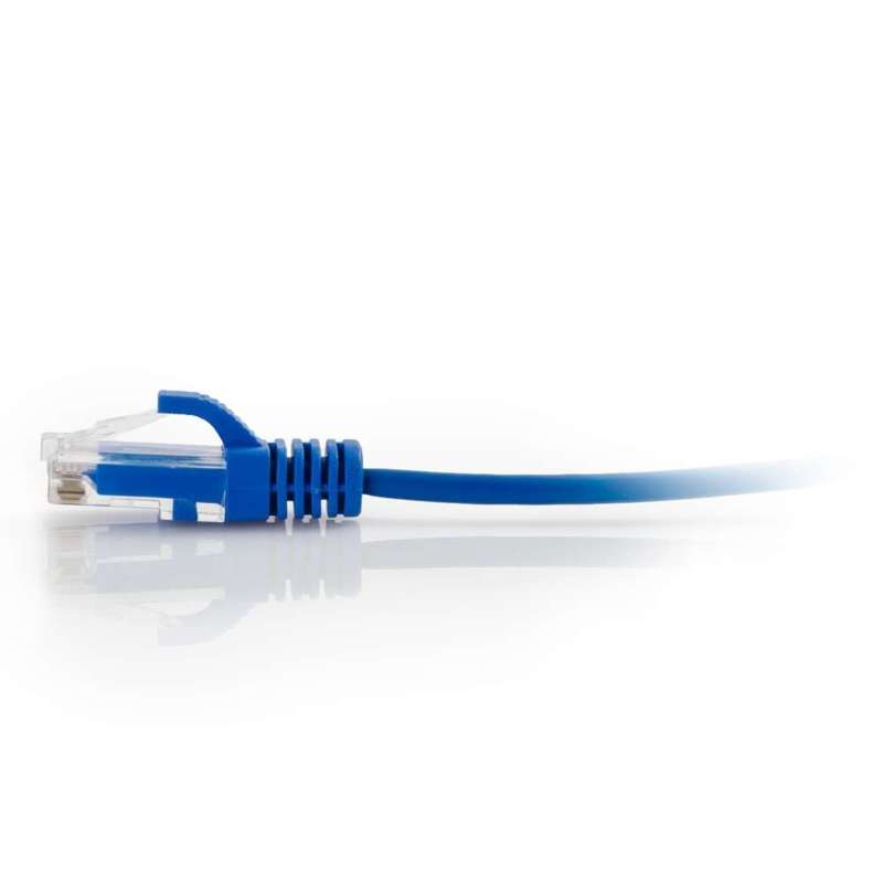 Cables To Go 15ft (4.57m) Cat6 Snagless Unshielded (UTP) Slim Ethernet Network Patch Cable - Blue