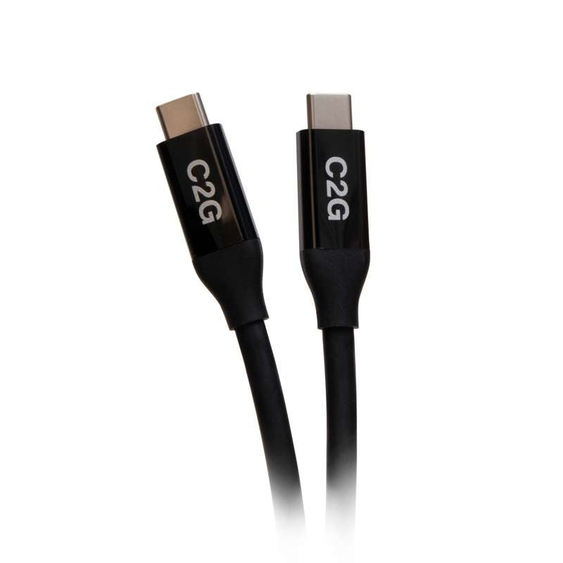 Cables To Go 2.5ft (0.8m) USB-C Male to USB-C Male Cable (20V 5A) - USB4 (40Gbps)