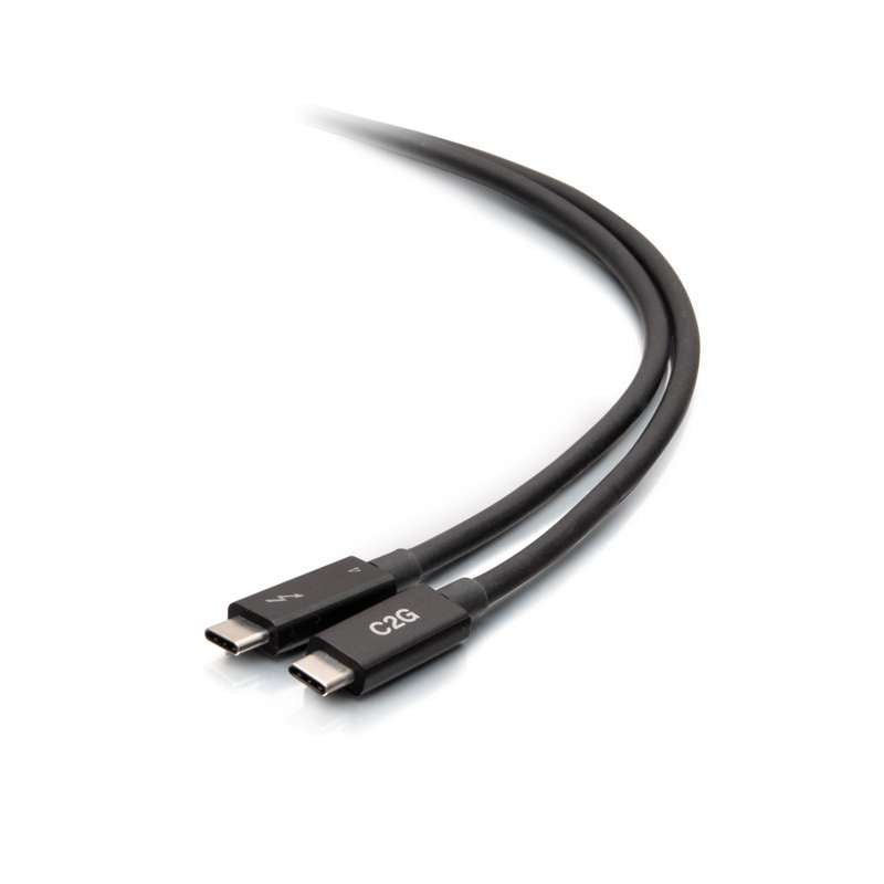 Cables To Go 2.5ft (0.8m) Thunderbolt 4 USB-C Cable (40Gbps)