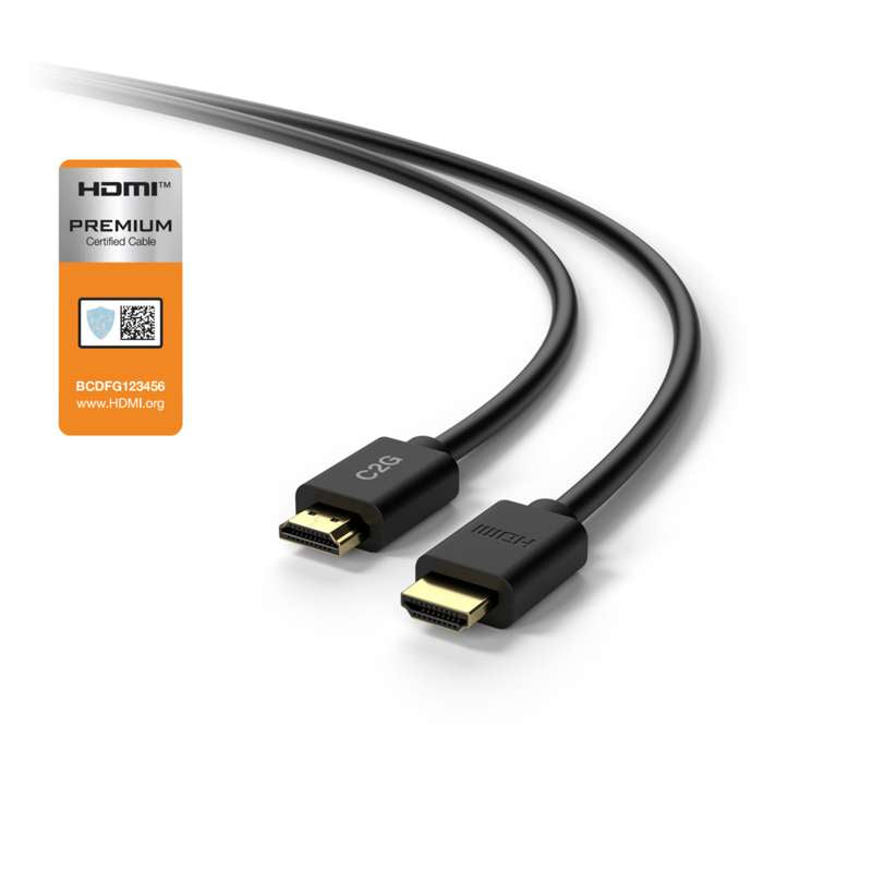 Cables To Go 10ft (3m) C2G TAA-Compliant Plus Series Premium High Speed HDMI Cable with Ethernet - 4K 60Hz