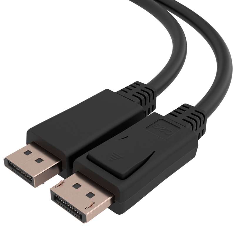 Cables To Go 10ft (3m) C2G TAA-Compliant DisplayPort Cable with Latches-8K 60Hz