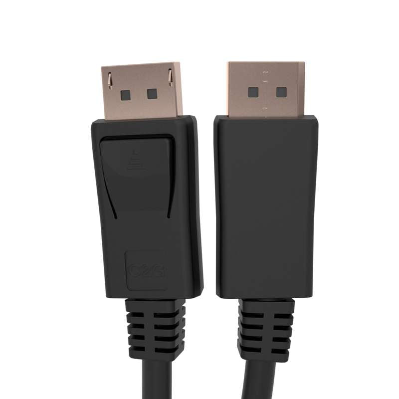 Cables To Go 10ft (3m) C2G TAA-Compliant DisplayPort Cable with Latches-8K 60Hz