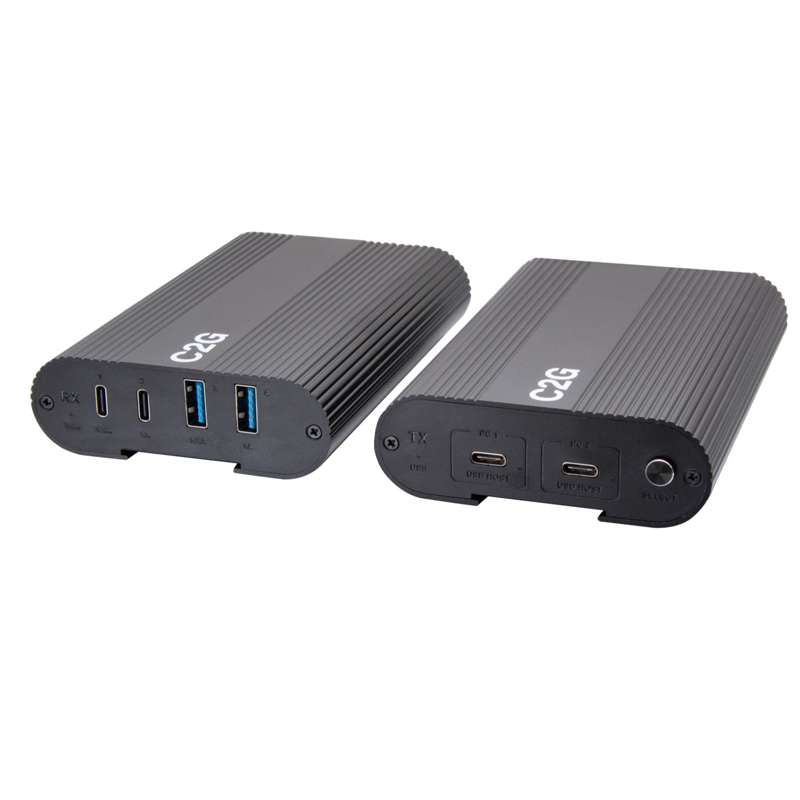 Cables To Go Superbooster 2X4 USB Over Cat6a Extender Switch - USB 3.2 GEN1 (5Gbps)