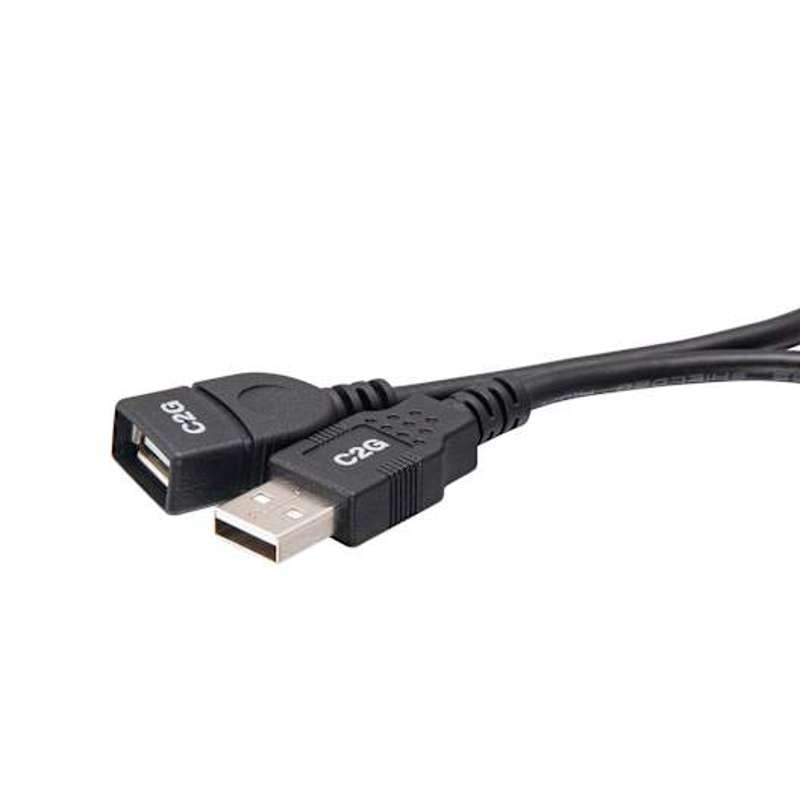 Cables To Go 6ft (1.8m) TAA-Compliant USB 2.0 A Male to A Female Extension Cable