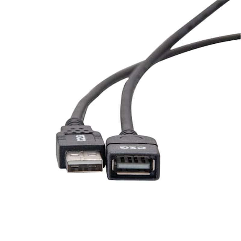 Cables To Go 10ft (3.1m) TAA-Compliant USB 2.0 A Male to A Female Extension Cable