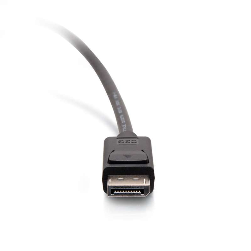Cables To Go 30ft DisplayPort Cable with Latches 4K 60Hz UHD M/M - Black