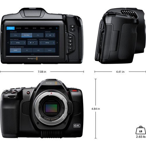 Blackmagic Design Pocket Cinema Camera 6K G2 w/ DaVinci Resolve Studio