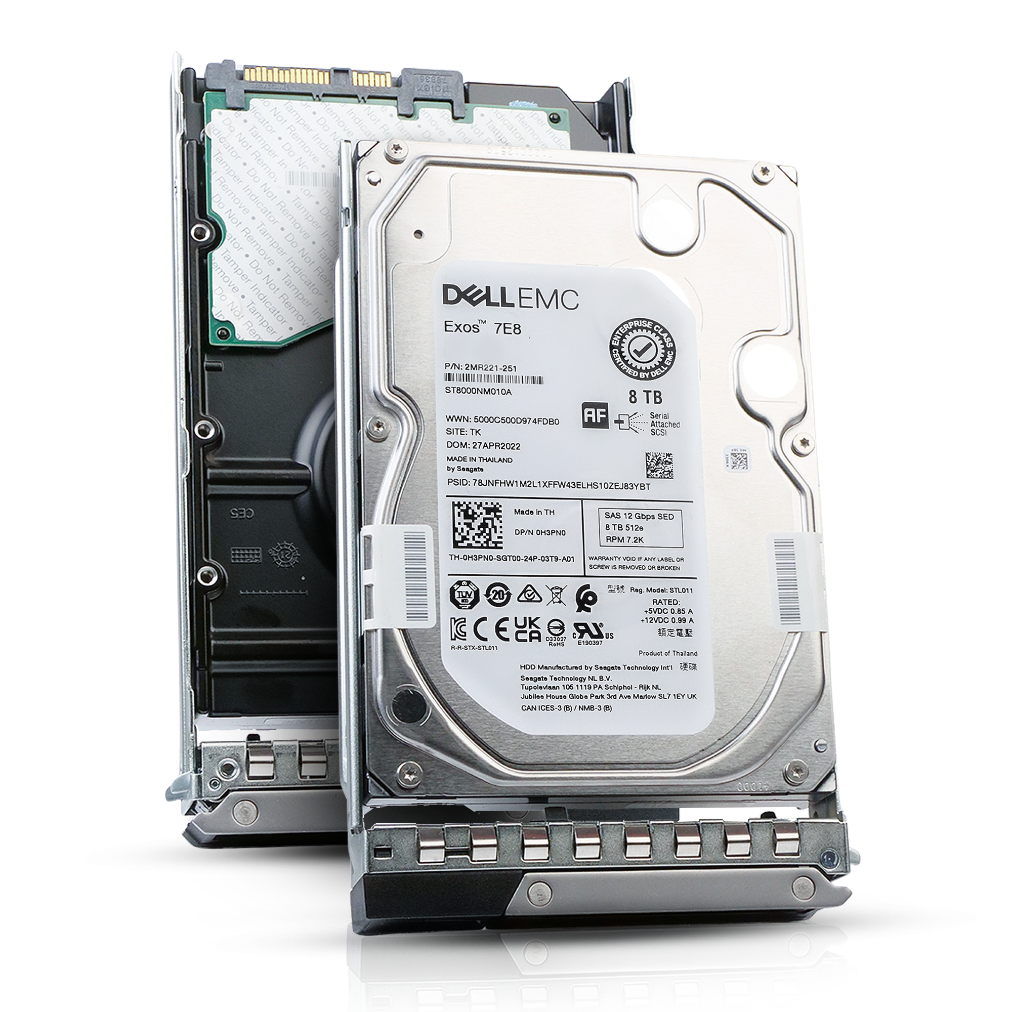 Dell G14 400-AUVT 8TB 7.2K RPM SAS 12Gb/s 512e 256MB 3.5in HDD
