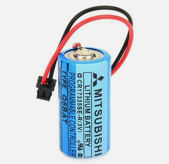 CR17335SE-R(3V) Q6BAT PLC Battery for Mitsubishi Q02CPU, Q02HCPU Q172HCPU