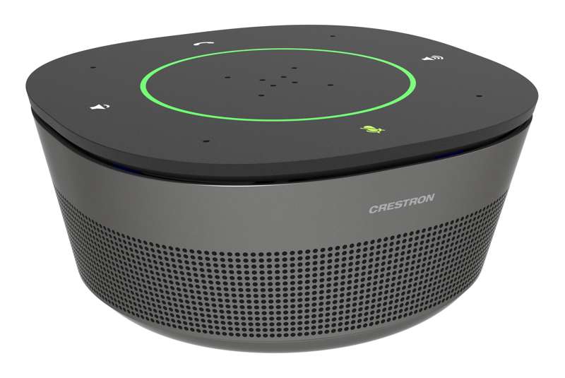 Crestron PoE Speaker and Microphone Pod with DM NAX Intelligent Audio Support