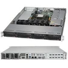 Supermicro SuperChassis CSE-815TQC-R504WB2 4 Bay Black 1U Rackmount Server Chassis