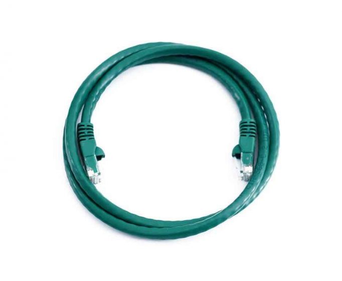 Cat6 10 feet Patch Cable w/Boots-Green