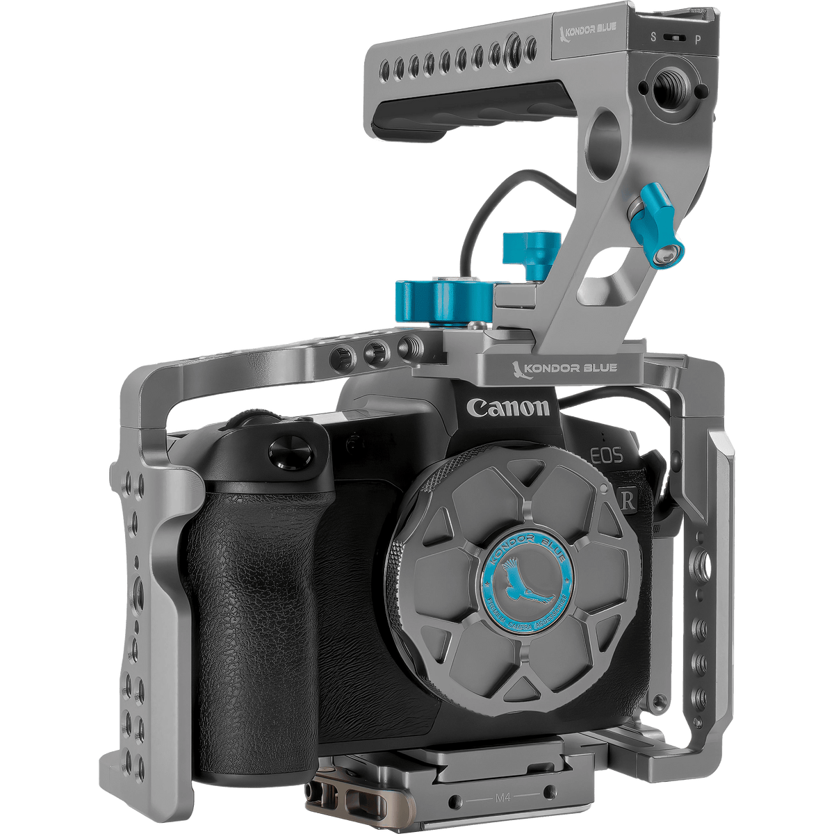 Kondor Blue Canon R5/R6 Full Cage with Top Handle (Space Gray)