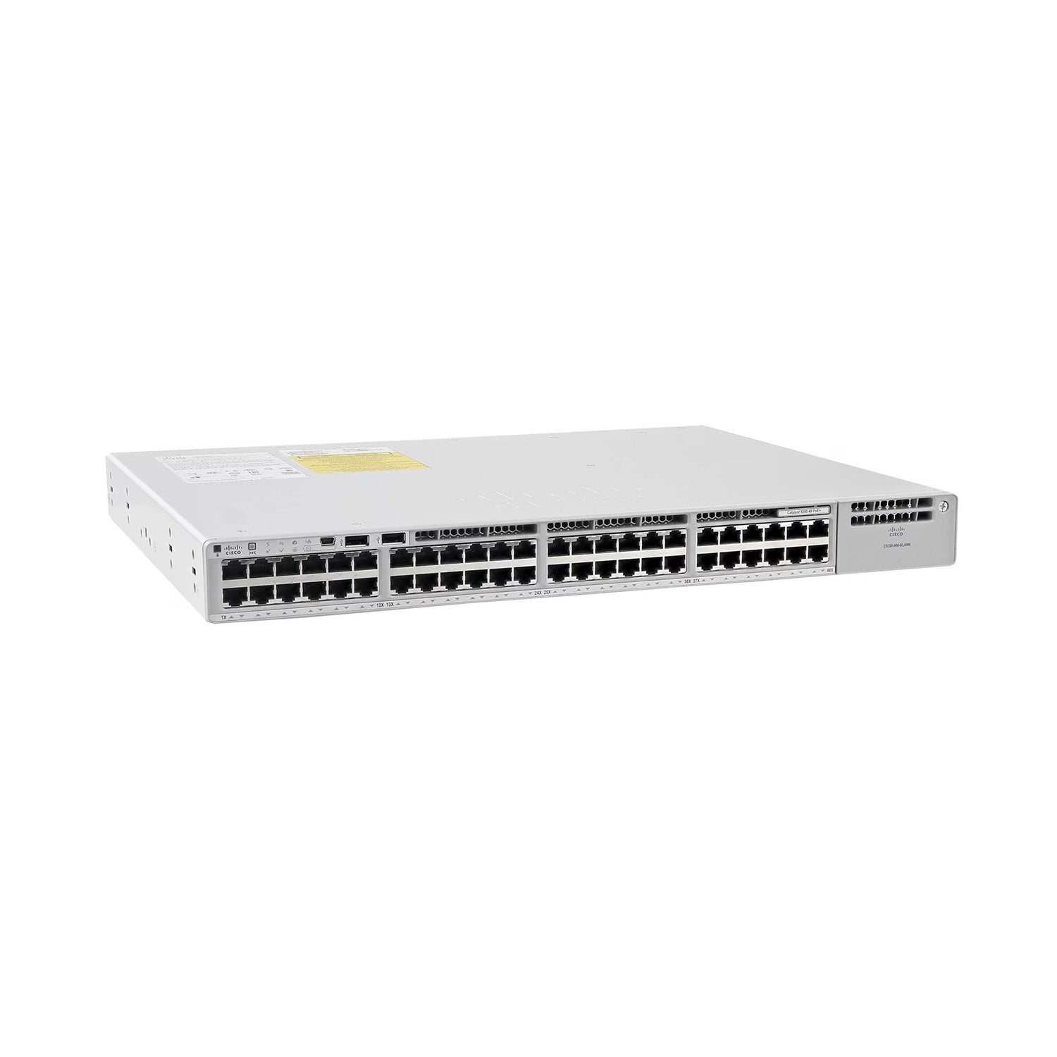 Cisco Catalyst 9200-48P-E 48-Port PoE+ Switch, Modular Uplinks, Network Essentials