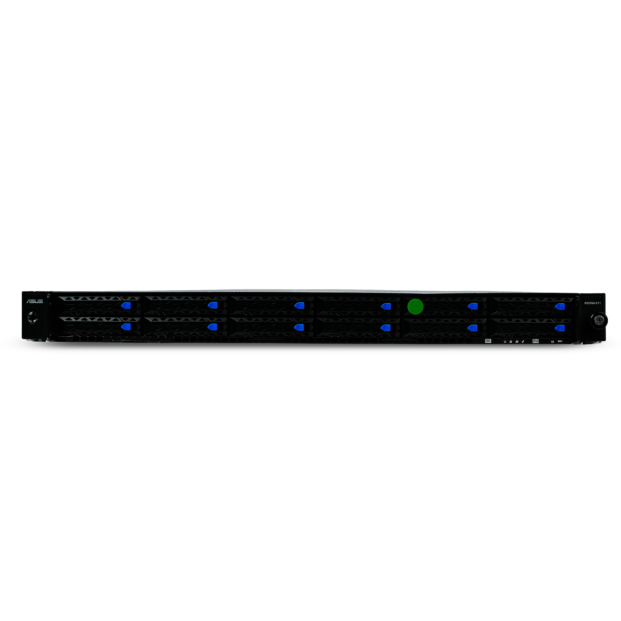 ASUS RS500A-E11-RS12U 1U Server AMD EPYC 7742 64-Core 16x DDR4 DIMM 12x Front SATA/SAS/NVMe 2.5" Bay + 4x Optional Internal Bays 2x800W Refurbished