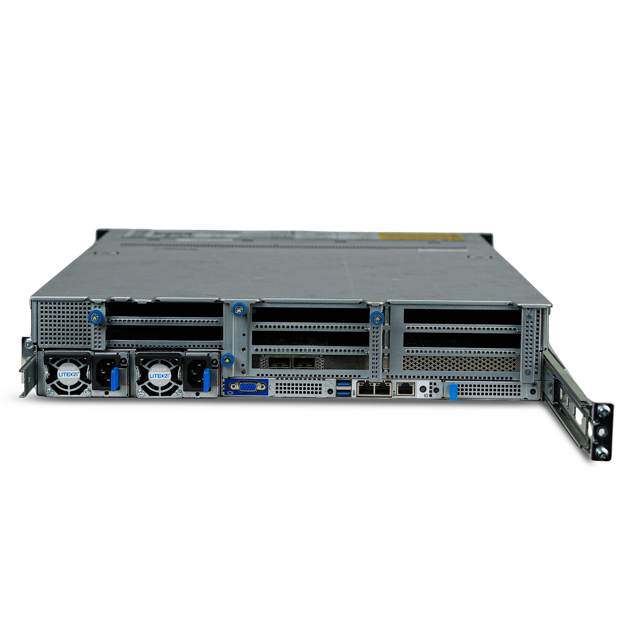 Gigabyte R282-Z96 2U GPU Server Dual AMD EPYC 7282 32-Core 32x DDR4 DIMM 12x SATA/SAS/NVMe Hot-Swap Bay 3x GPU Slots 2x2000W ConnectX-5 Refurbished