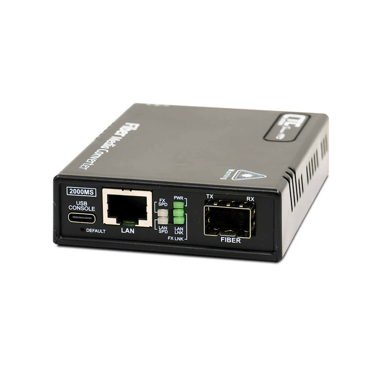 FMC-2000MS Gigabit Ethernet dual speed SFP slot fiber media converter - web managed