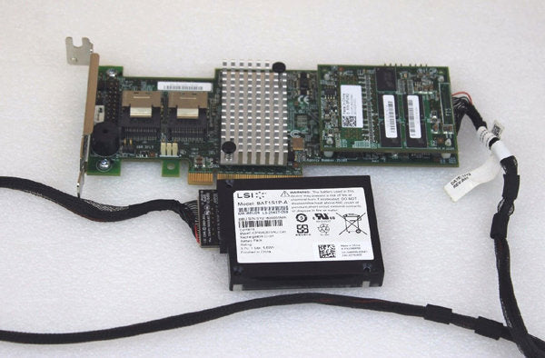 DELL D7RVK 6Gb/ PCI-E 2.0 X8 ( 2 ) Two Minisas Sff-8087 Connections w/ 1GB Cache