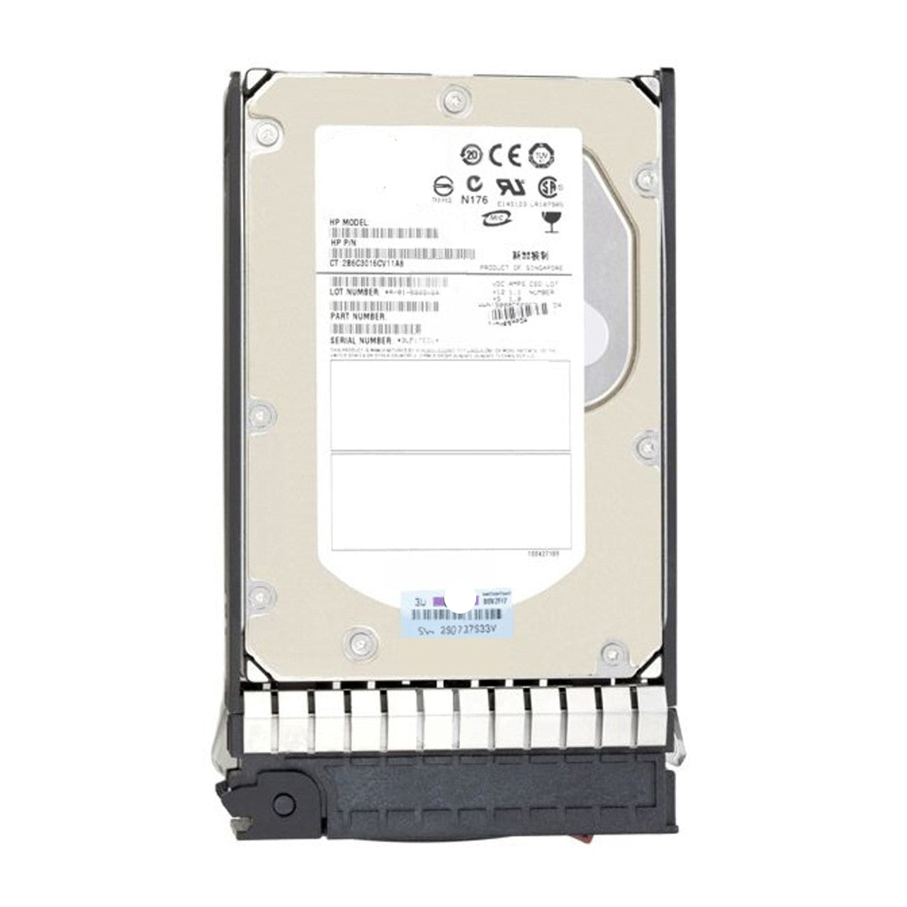 730704-001 Disco duro de 1,2 TB (array de almacenamiento modular) - 10 000 RPM, factor de forma pequeño (SFF) de 2,5 pulgadas, 6 Gb/s