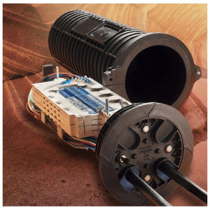 PLP Dome Enclosure 6.5"x22" Central Tube w/o Buff 144 Splice