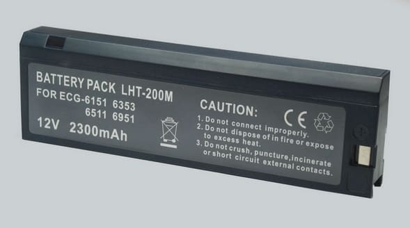 LHT-200M Battery for NIHON KOHDEN ECG-6000/6511/6151 FSB-2012K ECG-6151