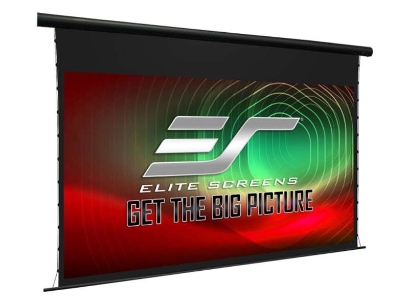 Elite Screens Yard Master Electron Tension CineWhite Series 125 Inch Diagonal Electric Screen