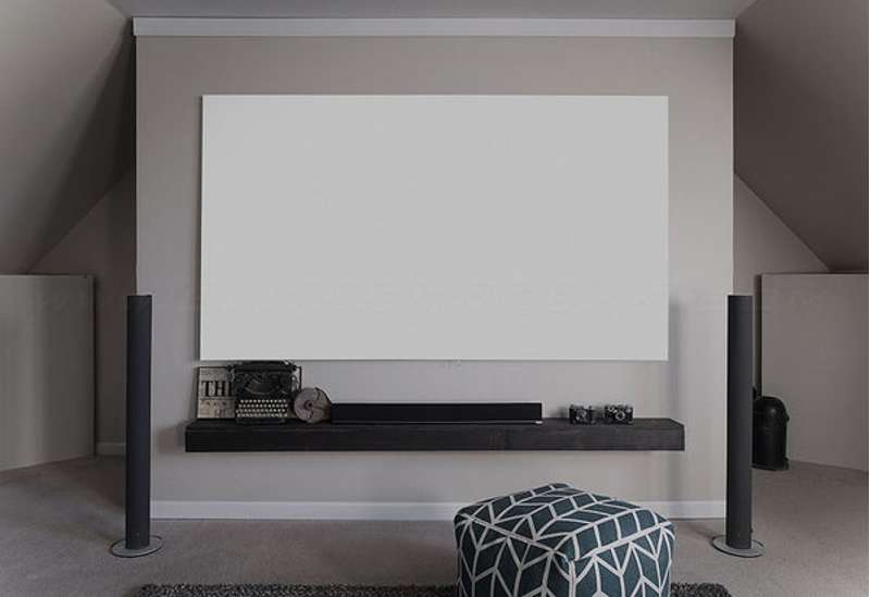 Elite Screens Aeon CineWhite UHD-B Series 110 Inch Diagonal Fixed Frame Screen