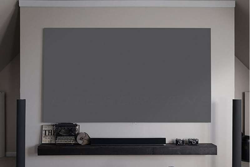 Elite Screens Aeon CineGrey 3D Series 92 Inch Diagonal Fixed Frame Screen