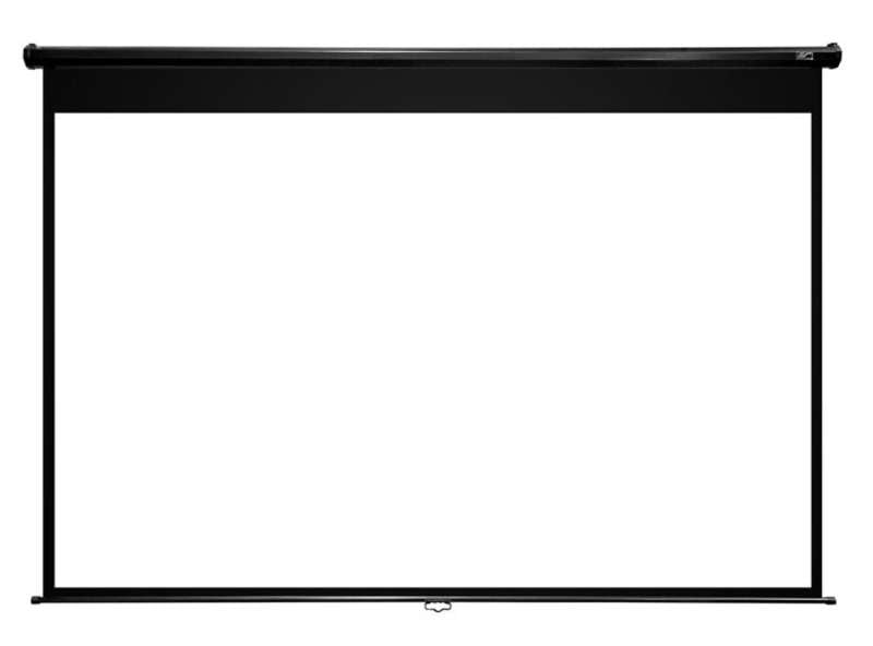 Elite Screens Manual Series, 80-inch Diag., 16:9 Manual Screen, MaxWhite2 Material