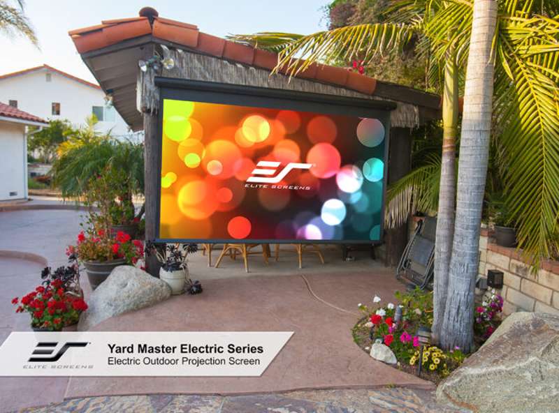 Elite Screens Yard Master Electric Series 120 Inch Diagonal Electric Screen