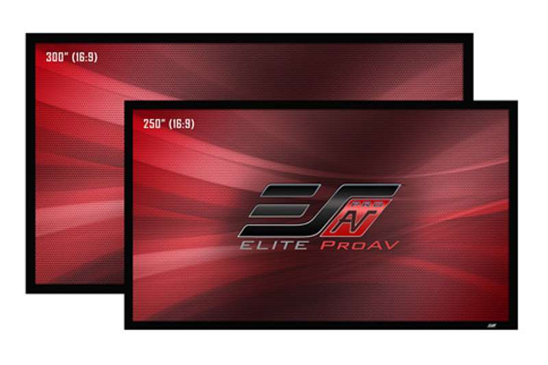 Elite Screens Pro Frame Plus Series 250 Inch Diagonal Fixed Frame Screen