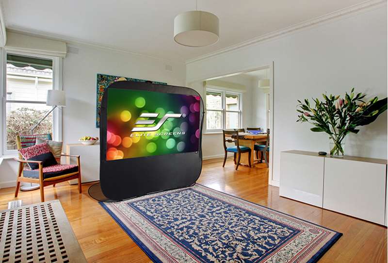 Elite Screens Pop-Up Cinema Series 92 Inch Diagonal Portable Screen