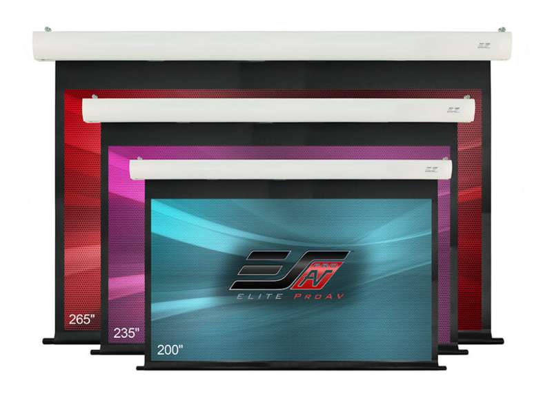Elite Screens Saker Plus Series, 235-inch Diag. 16:9 Electric Screen, MaxWhite Material