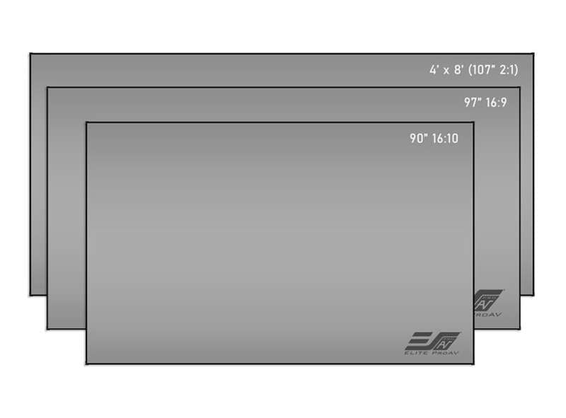 Elite Screens WhiteBoardScreen TE CLR 2 Series, 90-inch Diag. 16:10 WhiteBoard Screen, Ceiling Light Rejecting (CLR)2 Material