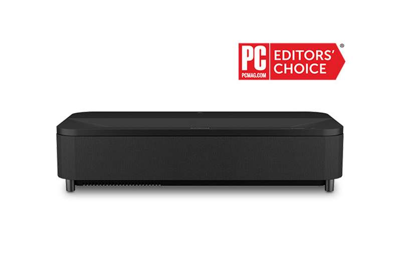 Epson EpiqVision Ultra LS800 4K PRO-UHD Ultra Short-Throw 3-Chip 3LCD Smart Streaming Laser Projector, Black